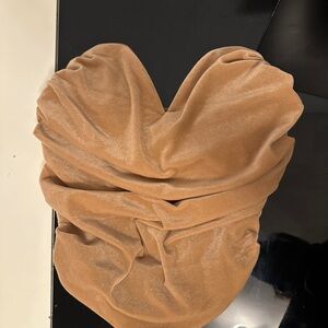 Tan Suede Fabric